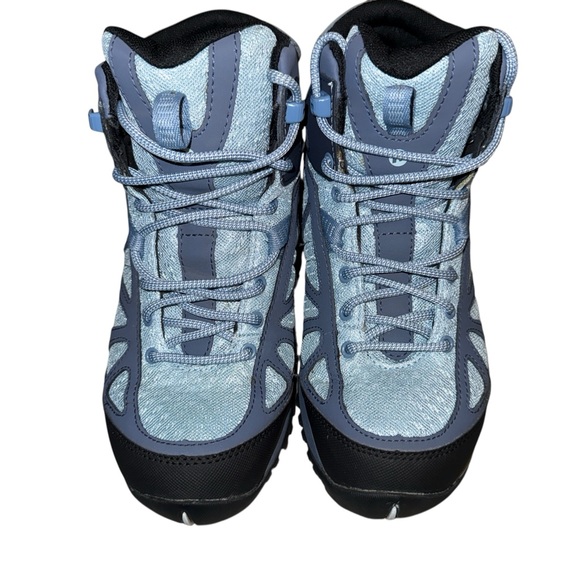 Merrell Siren Sport Q2 Mid Waterproof Boots Women’s 7 Slate Blue Hiking Trail - Picture 4 of 11
